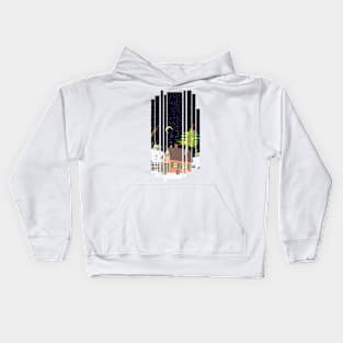 Christmas house Kids Hoodie